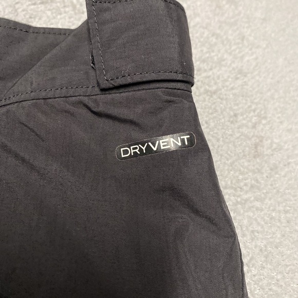 The North Face Freedom Insulated Pants Boys Medium Black Youth Snow Ski Dryvent - Picture 4 of 9